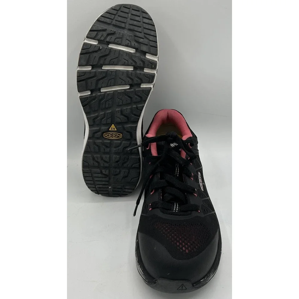 Keen Utility Safety Steel Toe Work Shoes F2413-18 Black‎ Men's Size 8